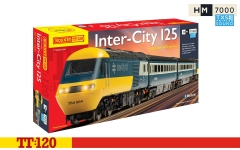 Hornby TT1004TXSMP - TT - Start-Set Inter-City 125 mit EU Netzteil, BR, Ep. VI